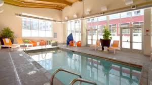 Hotel swimming pool and fitness facilities